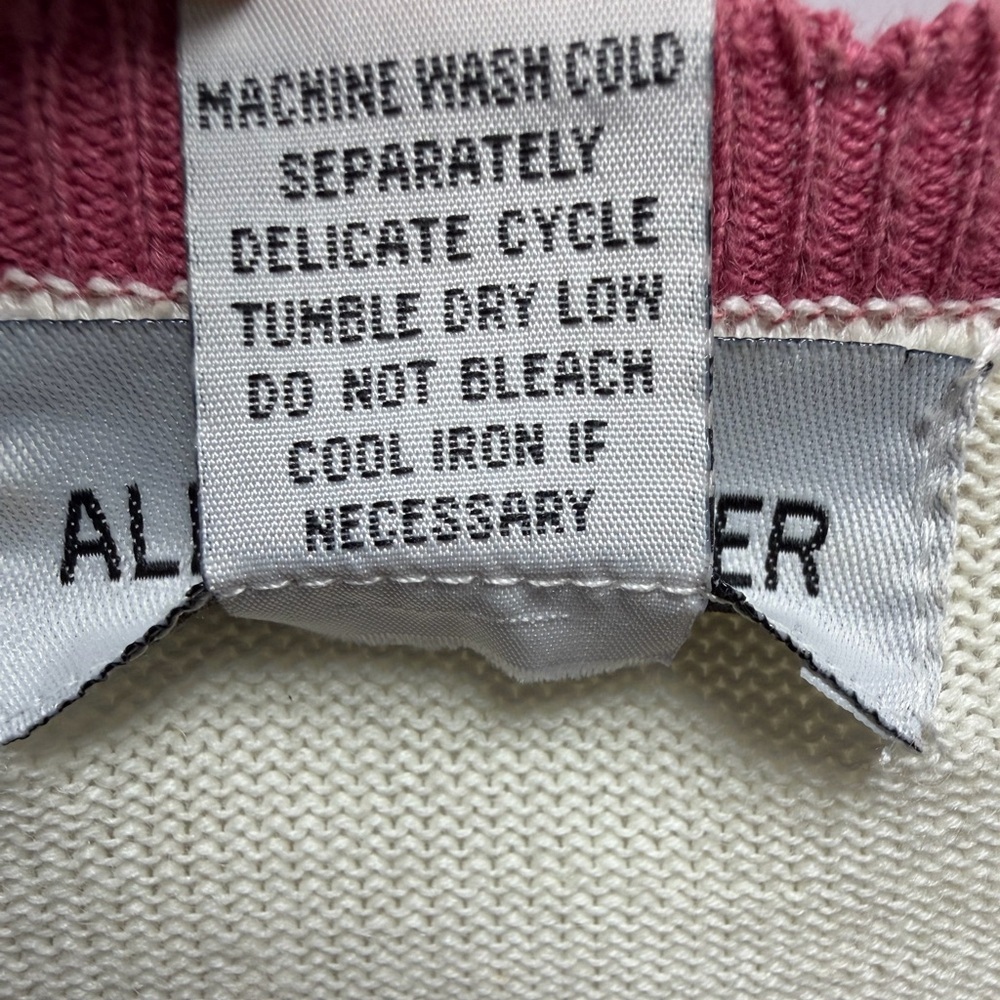 EUC Alfred Dunner Cream And White Layered Striped Sweater | Plus Size 3X - Picture 4 of 7